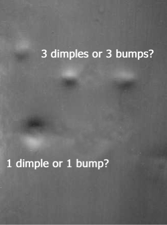 Dimples or Bumps?